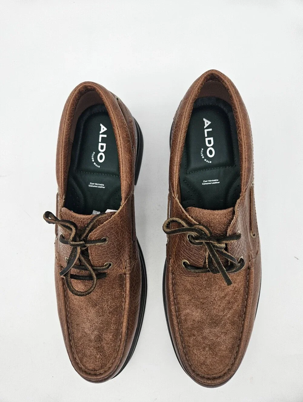 ALDO Seaexplorer Black Dress Shoes Men's Size 13 Cognac MH13004